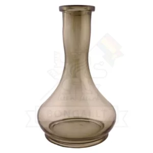 Suitsuhall pisarakujuline vesipiibu vaas Grey Tear Drop Bongid.ee