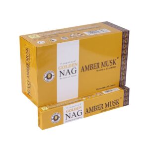Golden Nag Amber Musk Viirukid 15g