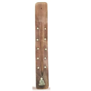 Viirukihoidja Wooden Brass Inlay #2 26 cm