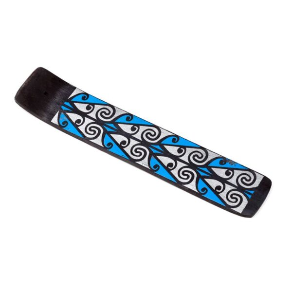 Puidust viirukihoidja Tribal – sinine, 25 cm Puidust viirukihoidja Tribal – sinine, 25 cm