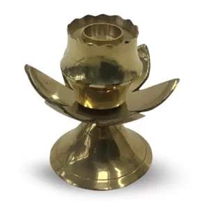 Brass Lotus Viirukihoidja
