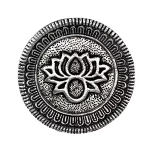 Silver Lotus Antique Finish Viirukihoidja