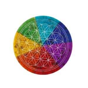 Stone Flower Of Life 7 Chakra Viirukihoidja