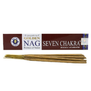 Golden Nag 7 Chakra naturaalsed Viirukid 15gr
