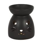 Black Cat Cut-Out keraamiline aroomilamp