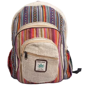 Käsitööna valminud kanepist seljakott Pure Hemp