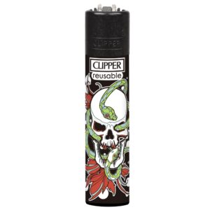 Süütaja Clipper Skulls and Flowers #2