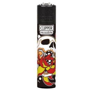 Süütaja Clipper Skulls and Flowers #4