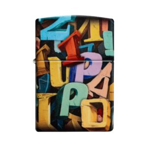 Süütaja Zippo Abstract Letters Design