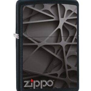 Süütaja Zippo Black Abstract Design