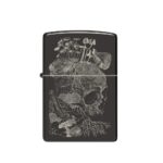 Zippo välgumihkel Black Gloss Skull Mushroom