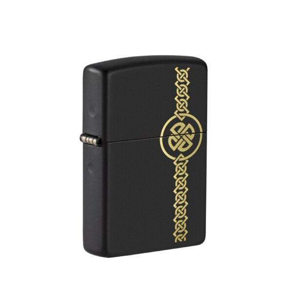 Zippo välgumihkel Black Matte Celtic Design Zippo välgumihkel Black Matte Celtic Design