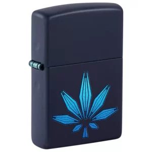 Süütaja Zippo Canna Black Light Navy Blue