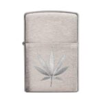 Zippo välgumihkel Chrome Mari Leaf Design