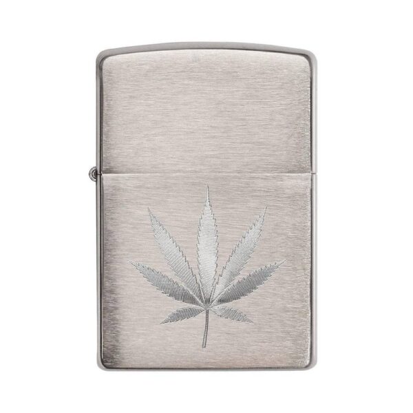Zippo välgumihkel Chrome Mari Leaf Design Zippo välgumihkel Chrome Mari Leaf Design