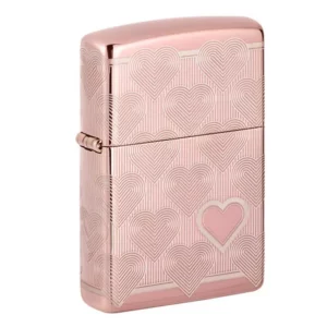 Süütaja Zippo Hearts Rose Gold