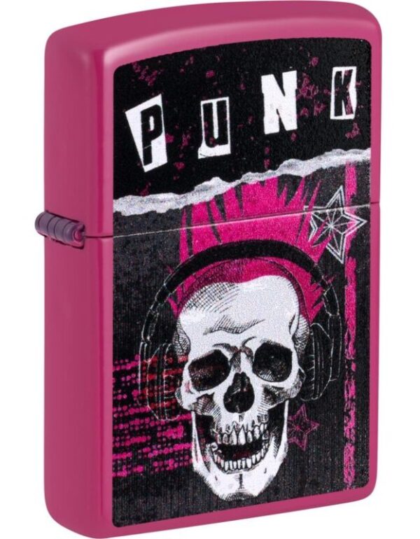 Ziebtuvelis-Zippo-Punk-Skull-3.jpg Zippo bensiinivälgumihkel Punk Skull 2 pungi stiilis kolju disainiga