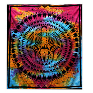 Päevatekk "Värviline Hamsa" 230x200cm