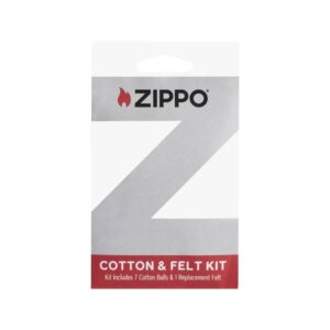 Zippo hoolduskomplekt vatt ja vilt (Cotton & Felt)