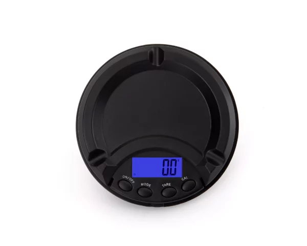Peidetud digitaalne taskukaal Ash Tray 100g/0.01g sinise ekraaniga