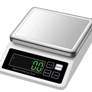 Veekindel digitaalne kaal DH 10kg 0.1g roostevabast terasest platvormiga Bongid.ee e-poes